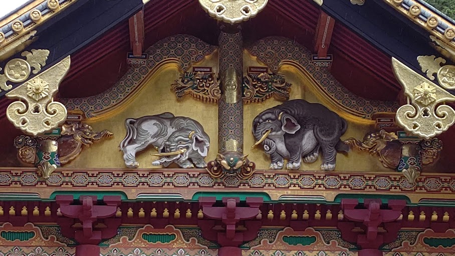 日光東照宮の三神庫の想像の象