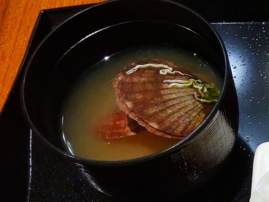 ホタテの味噌汁