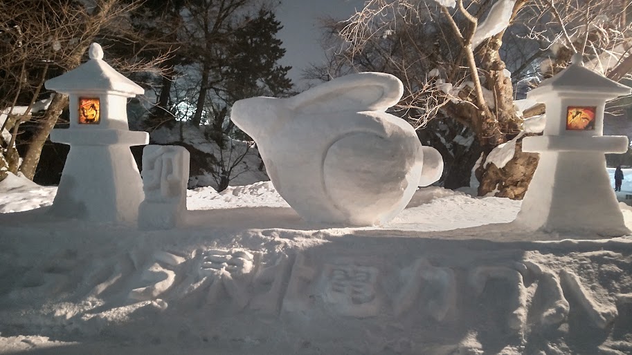 弘前公園の雪像