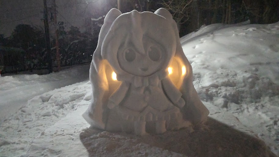 弘前公園の雪像