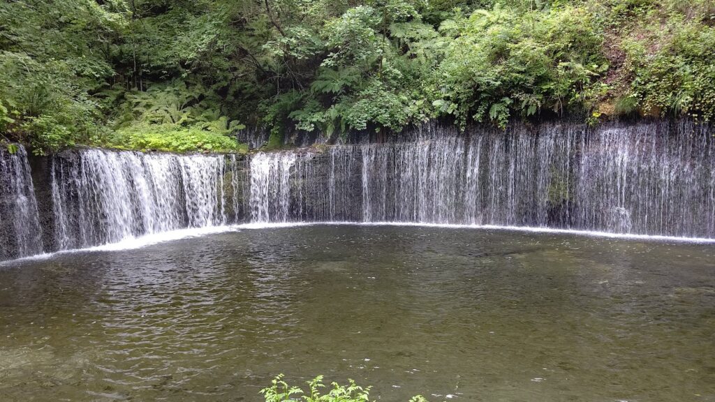 軽井沢の白糸の滝